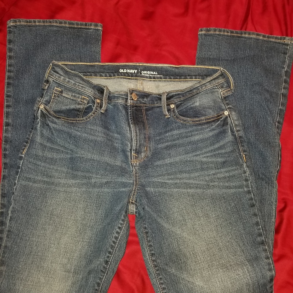 NWOT Old Navy original boot cut jeans 8 reg medium